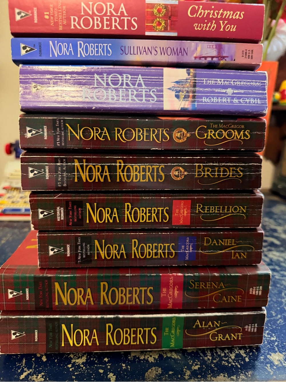 9 Nora Roberts Paperbacks